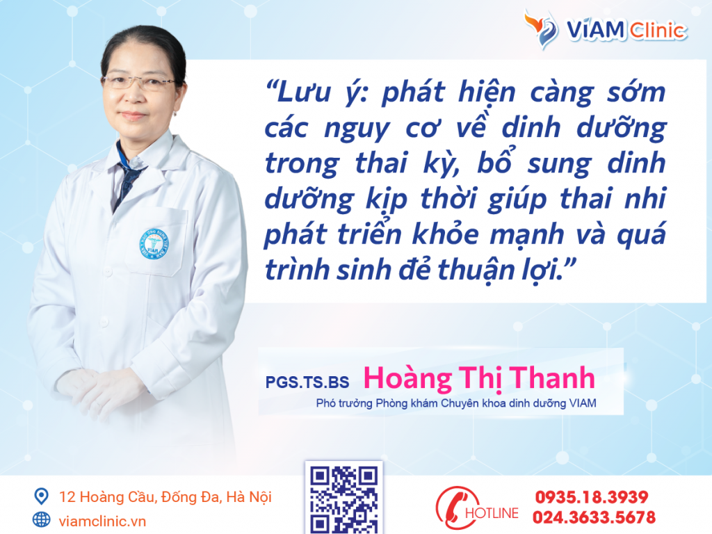 GÓI DINH DƯỠNG HIỆU QUẢ CHO PHỤ NỮ MANG THAI Viam Clinic