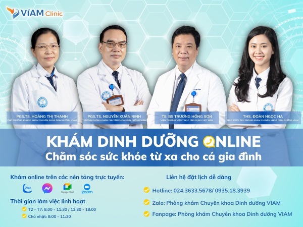 VIAM Clinic – Địa chỉ uy tín tại Hà Nội cho khám dinh dưỡng trẻ em, với chuyên gia giỏi, dịch vụ chất lượng và chi phí hợp lý