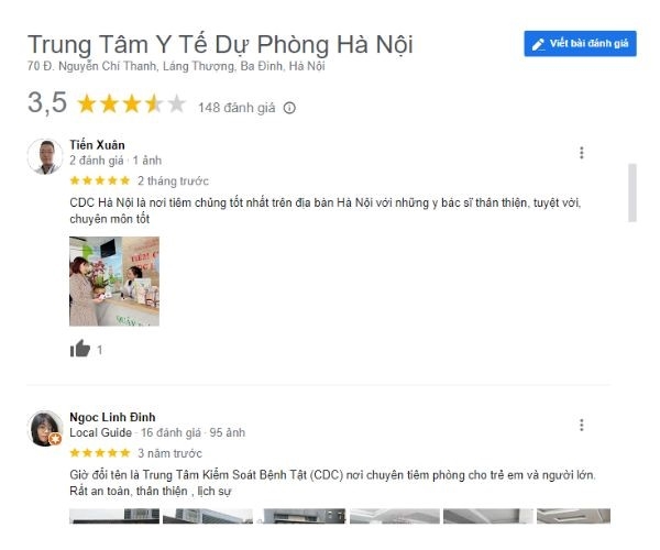 Phòng khám dinh dưỡng cho trẻ em tại Trung tâm y tế dự phòng Hà Nội