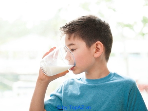 Sữa là một trong những loại thức uống hỗ trợ tăng chiều cao ở giai đoạn “vàng”